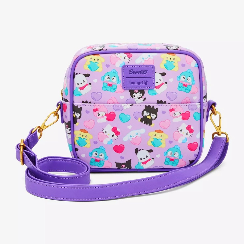 Loungefly‎ Hello Kitty And Friends Hearts Crossbody Bag Hot Topic